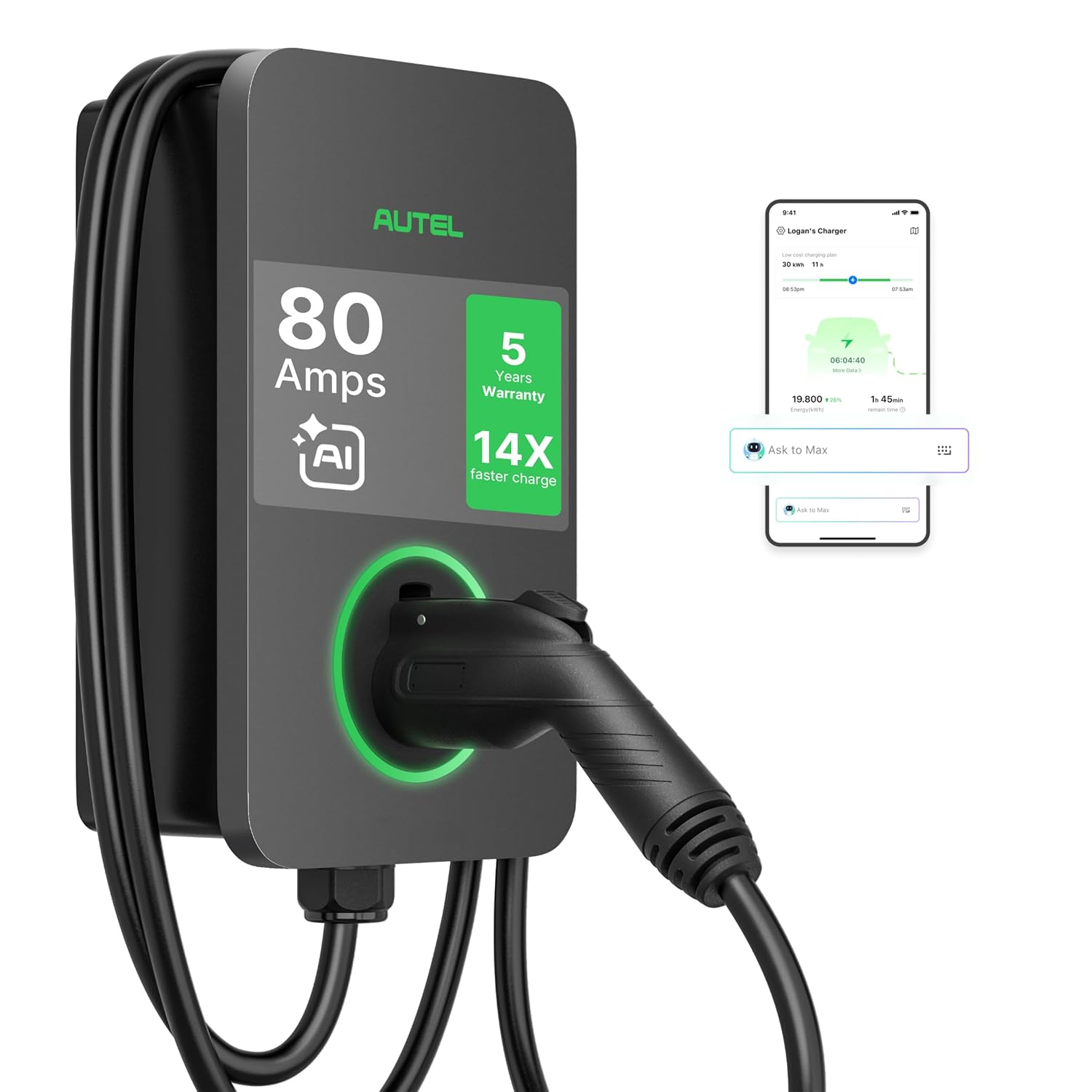 Level 2 EV Charger + Install | Autel MaxiCharger 80A | 19.2kW AI Smart | Power Blitz Electrical - Image 7