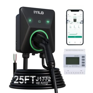 Level 2 EV Charger + Install | IYILO 48A | Smart Meter & Wi-Fi | Power Blitz Electrical