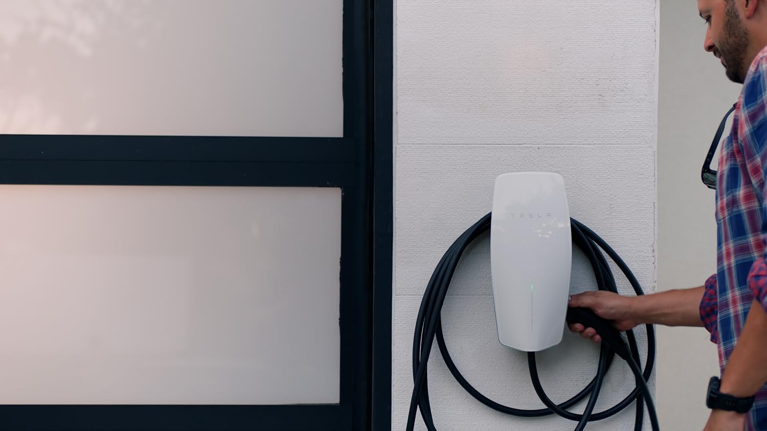 Level 2 EV Charger + Install | Tesla Universal Wall Connector 48A | NACS + J1772 | Power Blitz Electrical - Image 3